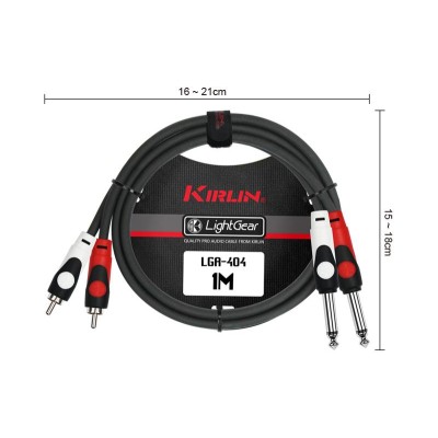 کابل و سرجک Kirlin Cable LGA-404 6M/BK