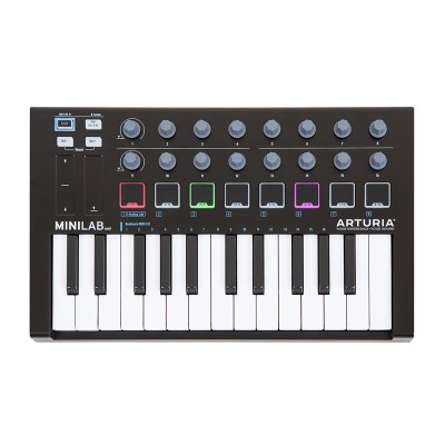 میدی کنترلر Arturia MiniLab MkII BK