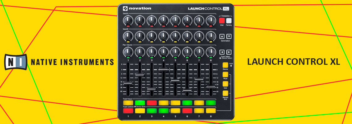 لانچ پد و افکتور نویشن Novation LAUNCH CONTROL XL