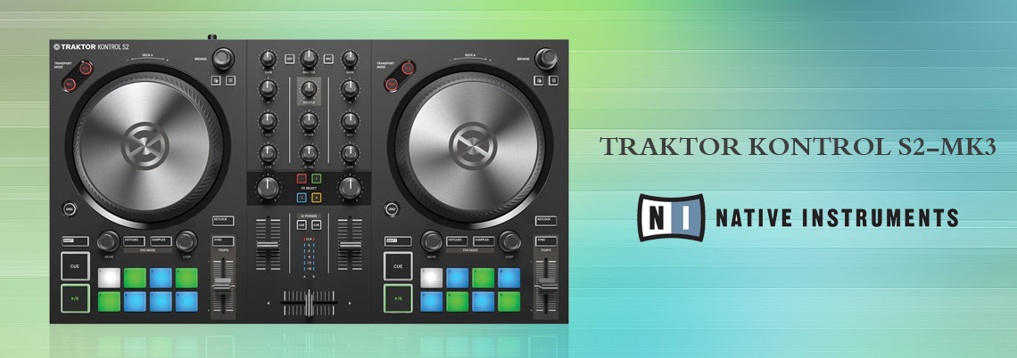 دستگاه دی جی و دی جی کنترلر ترکتور TRAKTOR S2 MK3