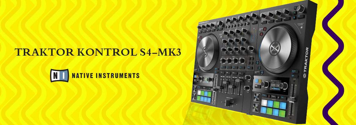 دستگاه دی جی و دی جی کنترلر ترکتور Traktor S4MK3