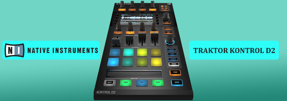 دی جی کنترلر و میکسر دی جی ترکتور TRAKTOR KONTROL D2