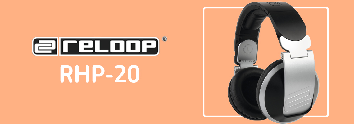 هدفون دی جی ریلوپ نقره ای سیلور RELOOP RHP-20